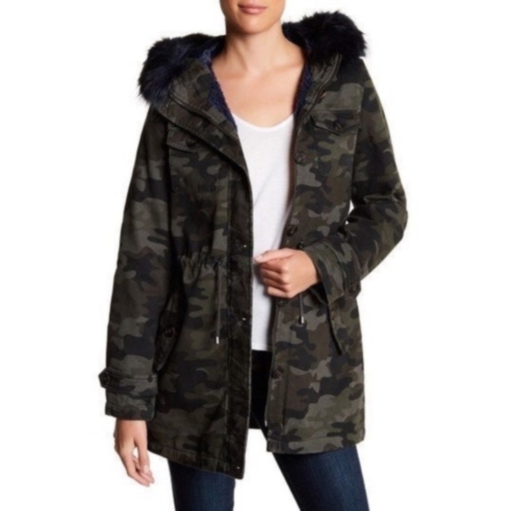BCBGeneration's camo-print coat